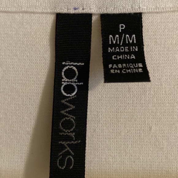 NWOT cream dress Petite MEDIUM - Picture 2 of 4